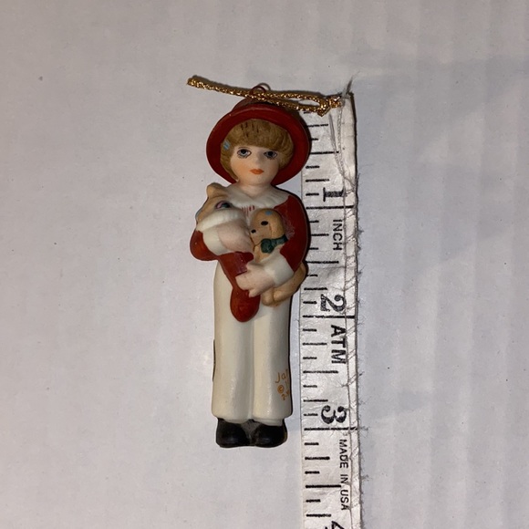 Vintage Jan Hagara 1986 Ceramic Christmas Ornament - Picture 5 of 12